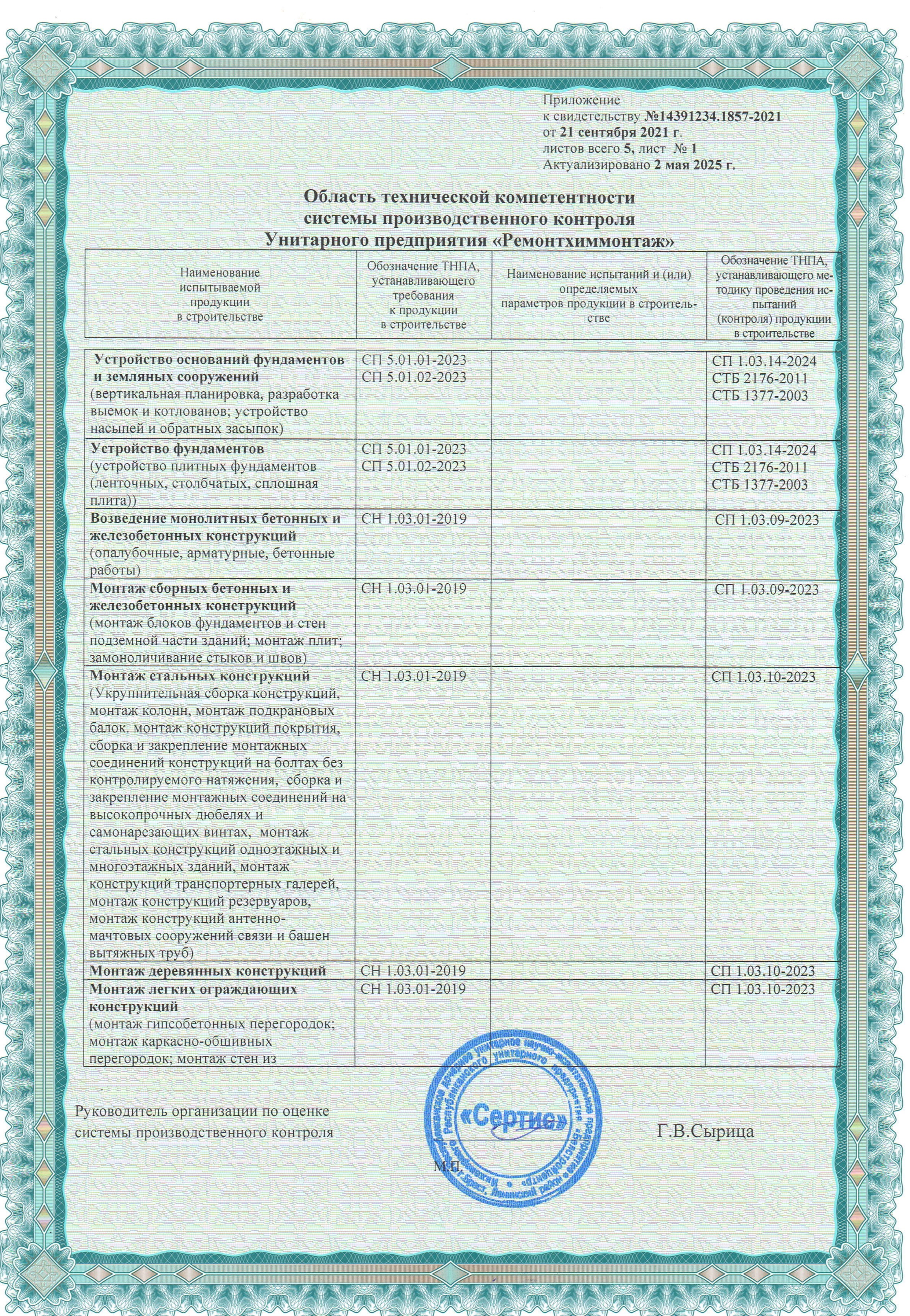 Сертификат